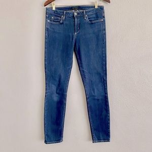 Theory Womens Jeans Size 29 Dark Denim Skinny Mid Rise